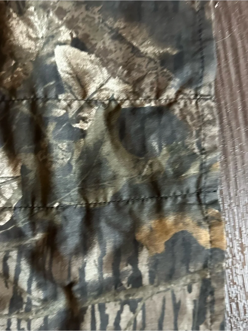 Camouflage-Pattern Valance in Brown and Black - Home Accents